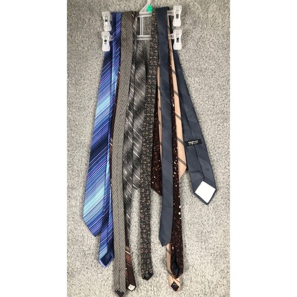 Mix lot of 8 mens necktie made in Italy and USA Please read description - Picture 2 of 10